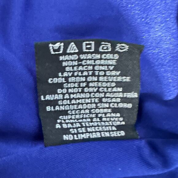 Morgan & Co. Strappy Open Back Jersey Gown Junior's Plus Sz 15 Blue Maxi NWT - Picture 9 of 10